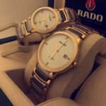 Shophine Elysian Duet | The Definitive Luxury Couple Watch Set in Gold & Polished Ceramic