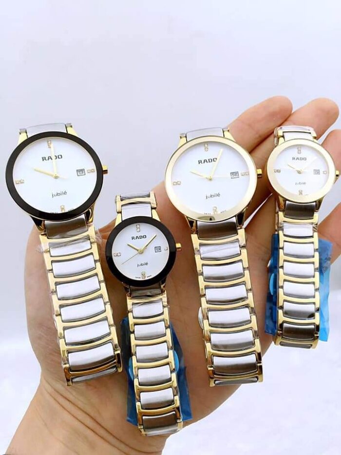 Shophine Elysian Duet | The Definitive Luxury Couple Watch Set in Gold & Polished Ceramic - Image 2