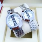 Shophine 'Continuum' Paired Timepiece Collection | A Luxury Couple Watch Set in Polished Argentum Steel