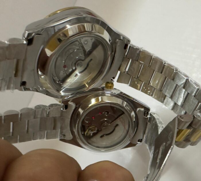 Automatic Open-Heart Timepieces in Gold & Steel - Image 3