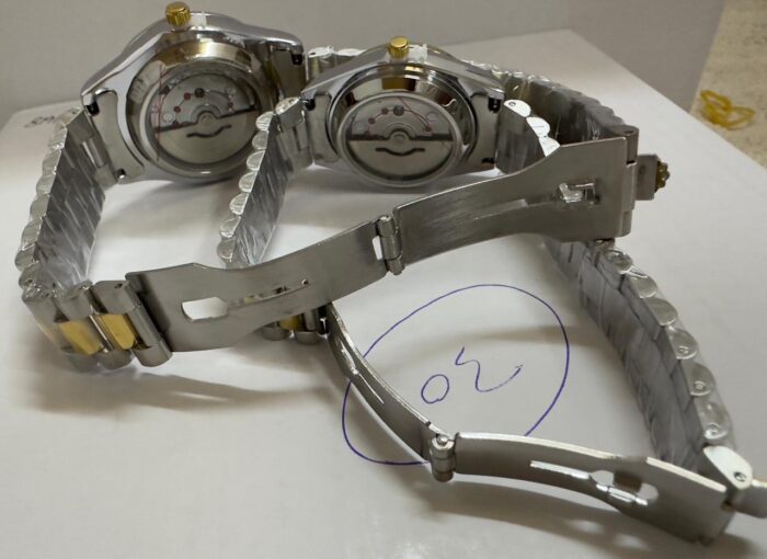 Automatic Open-Heart Timepieces in Gold & Steel - Image 2