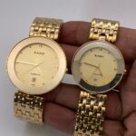 The Shophine Duet | A Champagne & Gold Luxury Couple Watch Set