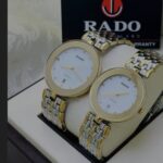A Two-Tone Gold & Steel Luxury Couple Watch Set