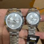 The Definitive Matching Couples Watch Set with Silver Sunray Dials